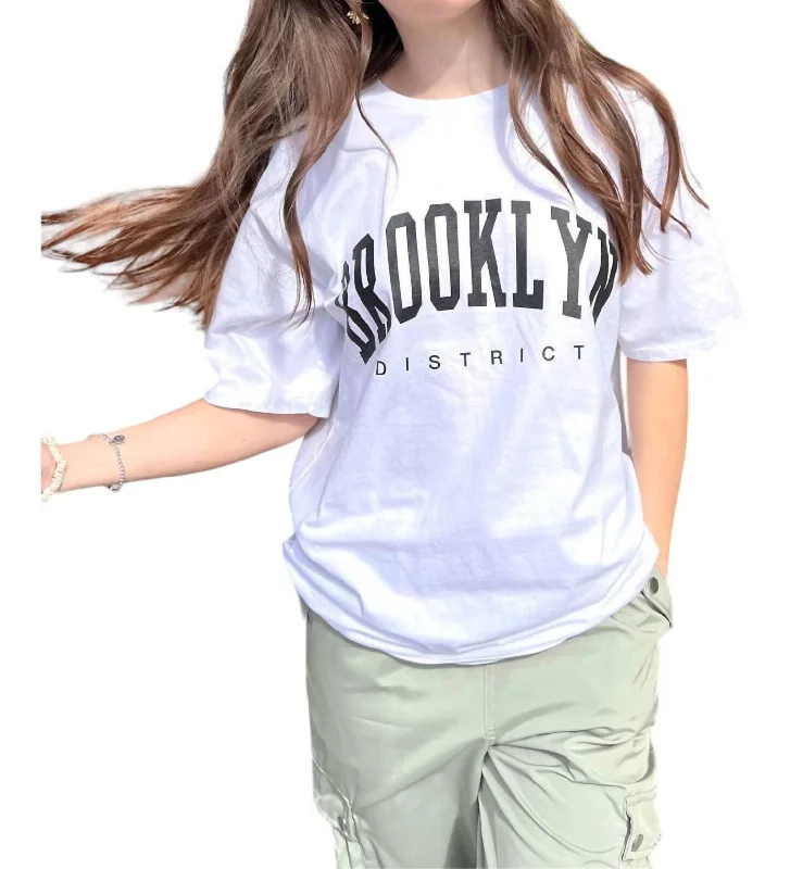 Brooklyn Tee In White