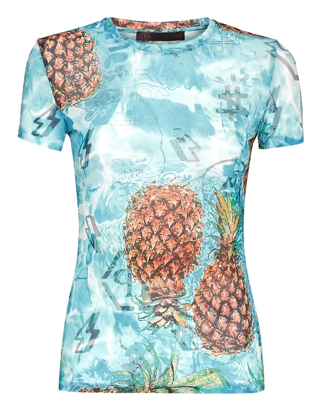 LS Top Stretch Pineapple Skies