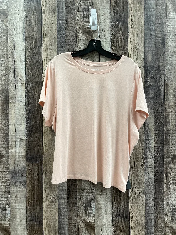 Pink Top Short Sleeve Old Navy, Size 3x