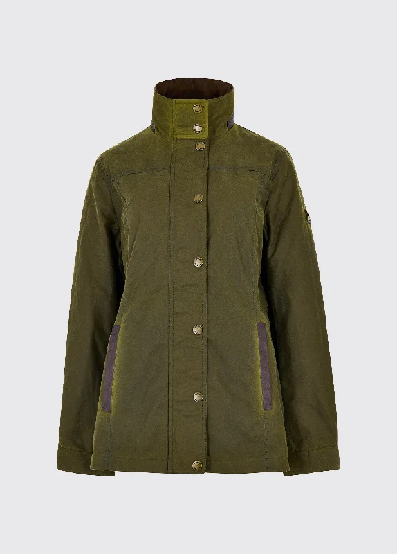 Mounthrath Ladies Wax Cotton Jacket - Fennel