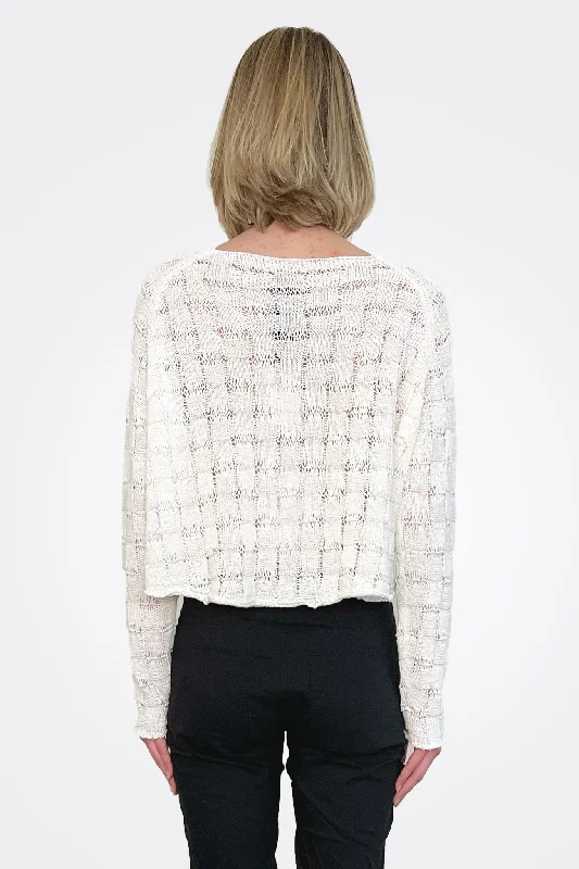 Knitted Pullover - White