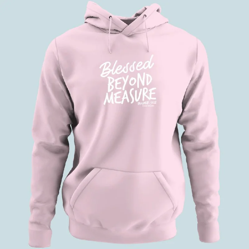 Blessed Beyond Ladies Pullover Hoodies