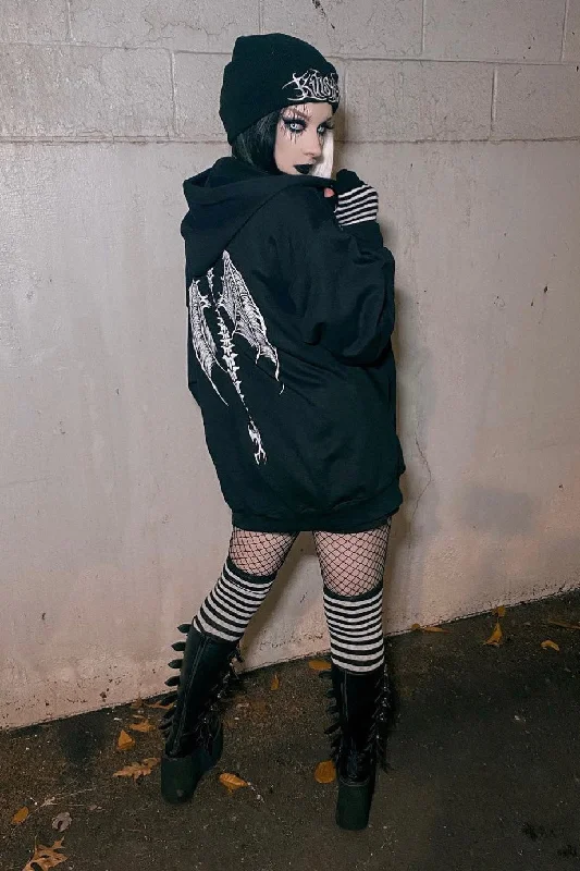 Demon Wings Hoodie [Zipper or Pullover]