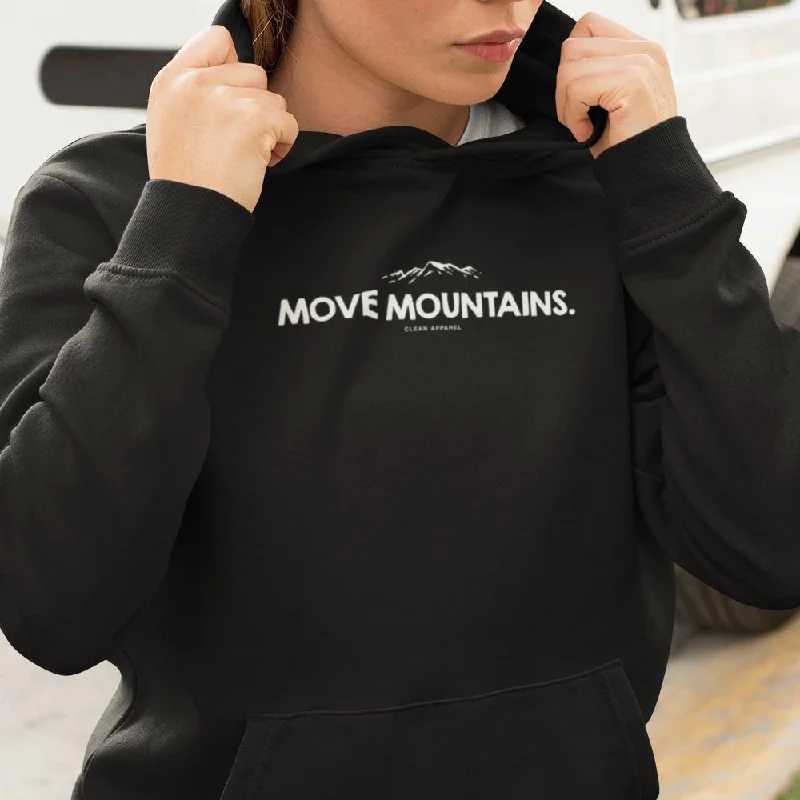 Move Mountains Ladies Pullover Hoodies