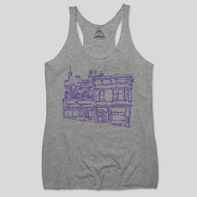 FLAGSHIP - PURPLE WOMEN'S RACERBACK TANK