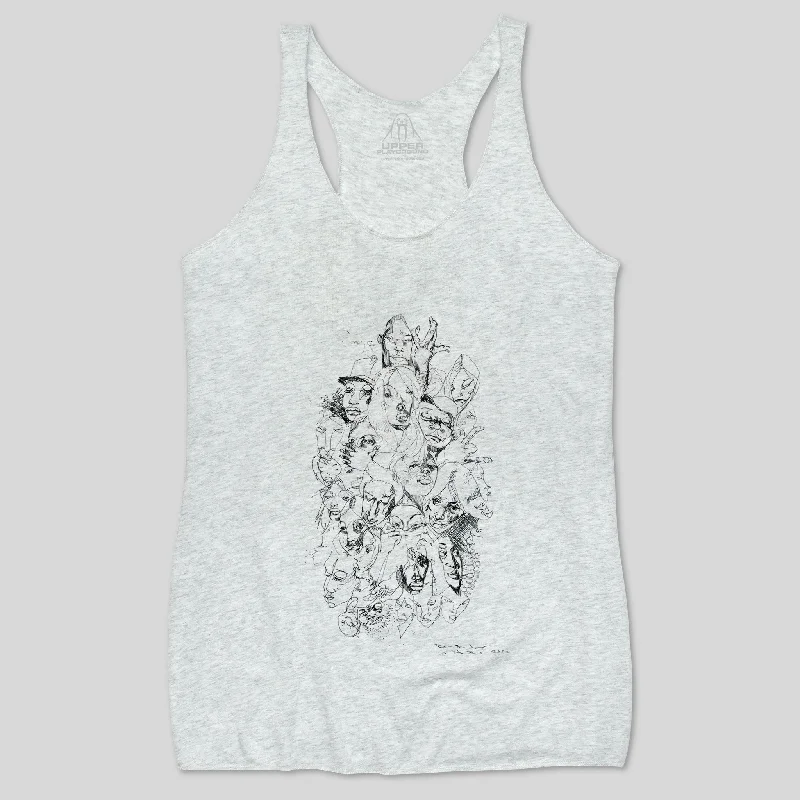 100 FACES WOMEN'S RACERBACK TANK