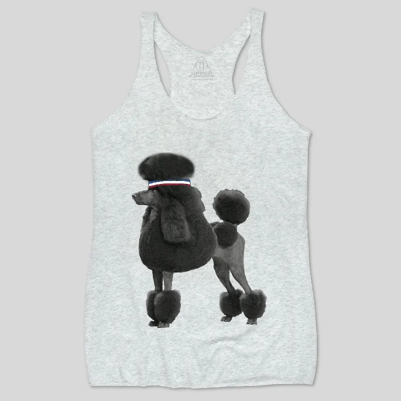 POODLE WOMEN'S RACERBACK TANK