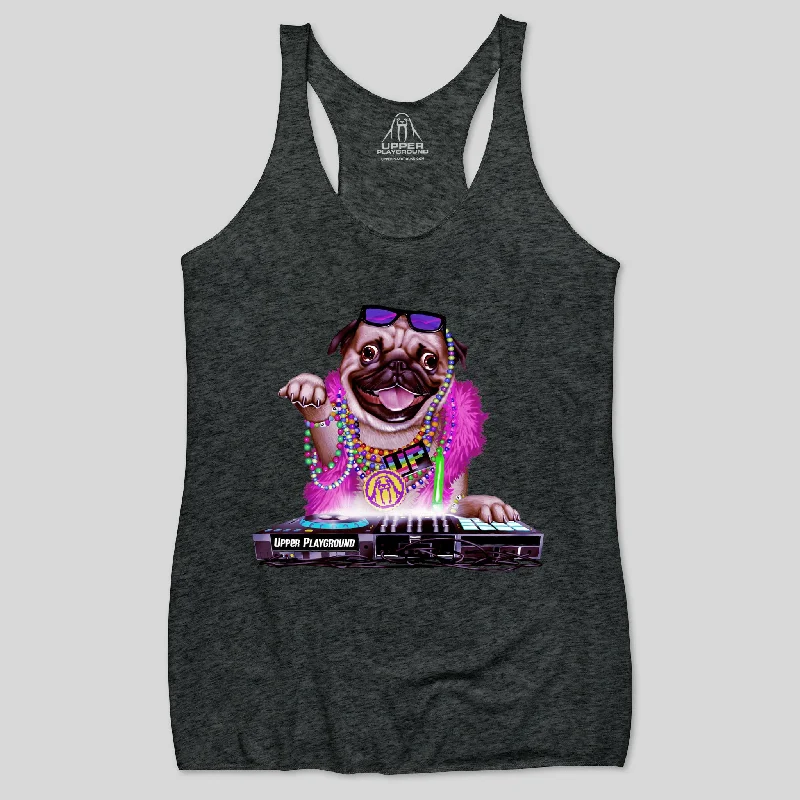 PUG LYFE WOMEN'S RACERBACK TANK