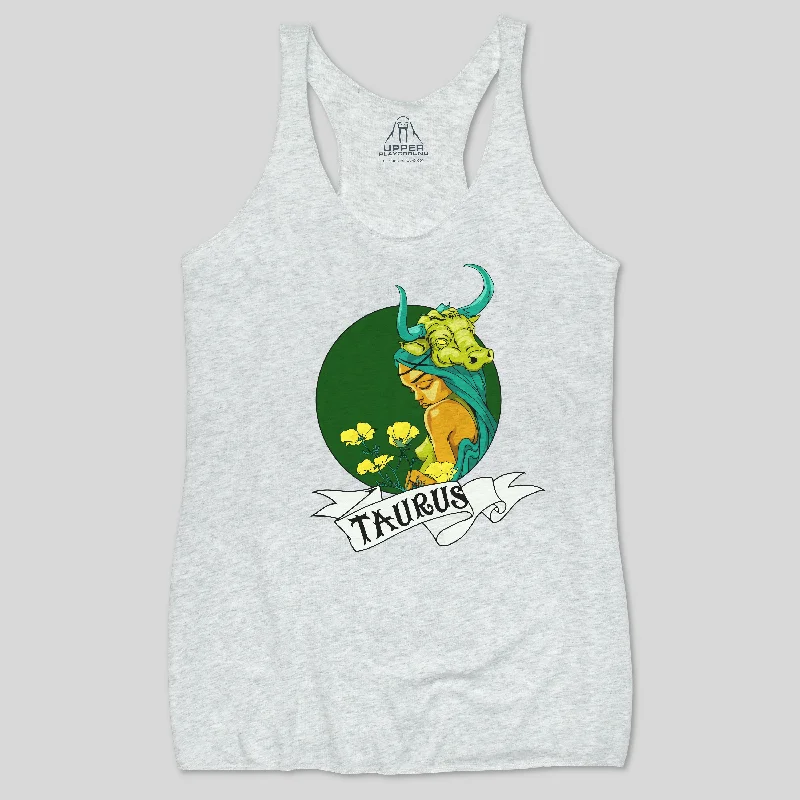 TAURUS BY SAM FLORES  WOMEN'S RACERBACK TANK