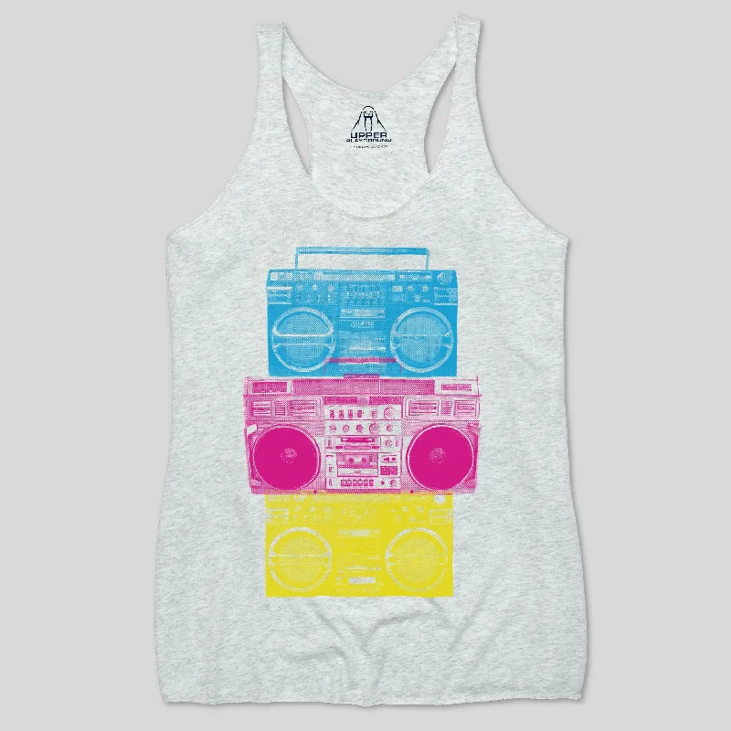 BOOM COLOR WOMEN'S RACERBACK TANK