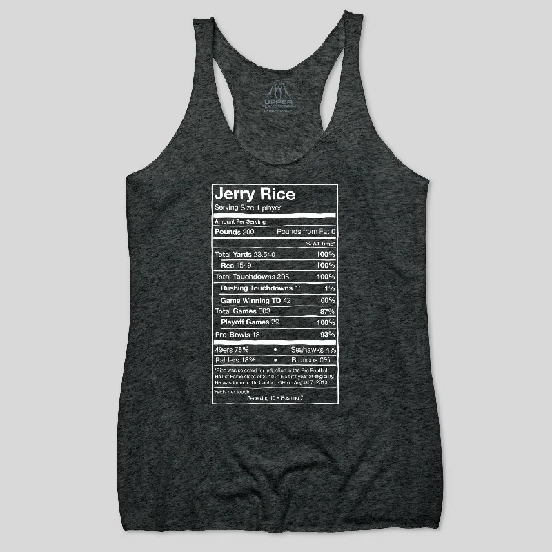 JERRY RICE WOMEN'S RACERBACK TANK