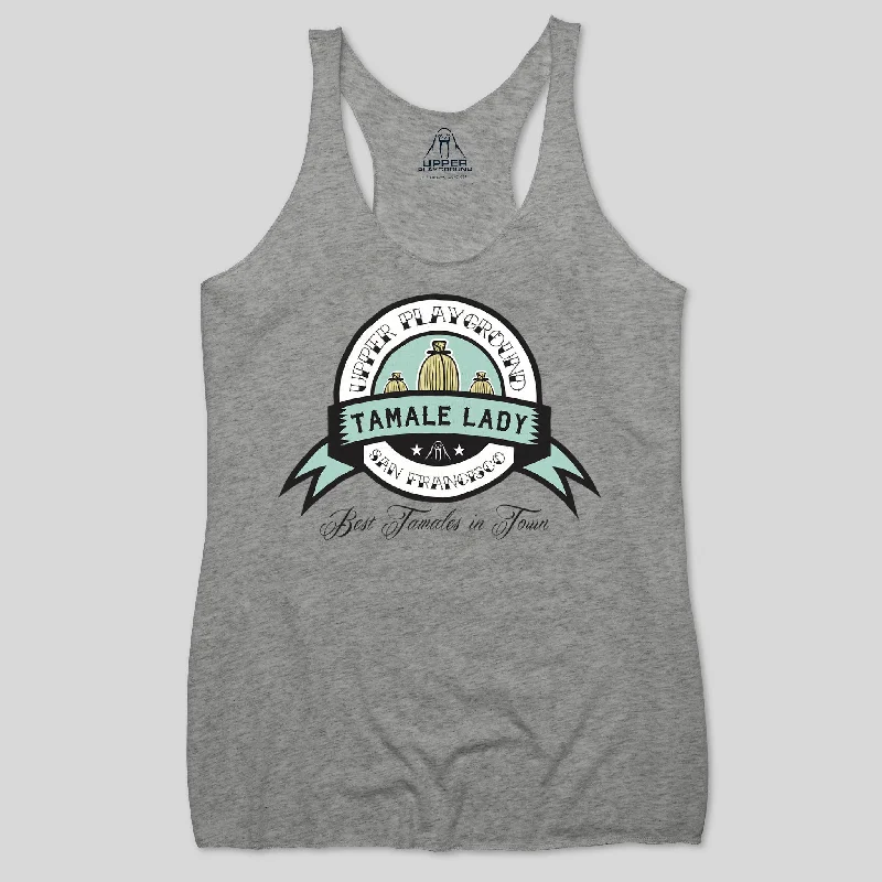 BEST TAMALES IN TOWN WOMEN'S RACERBACK TANK