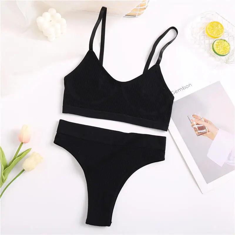 Thong Style BLACK / L-XL