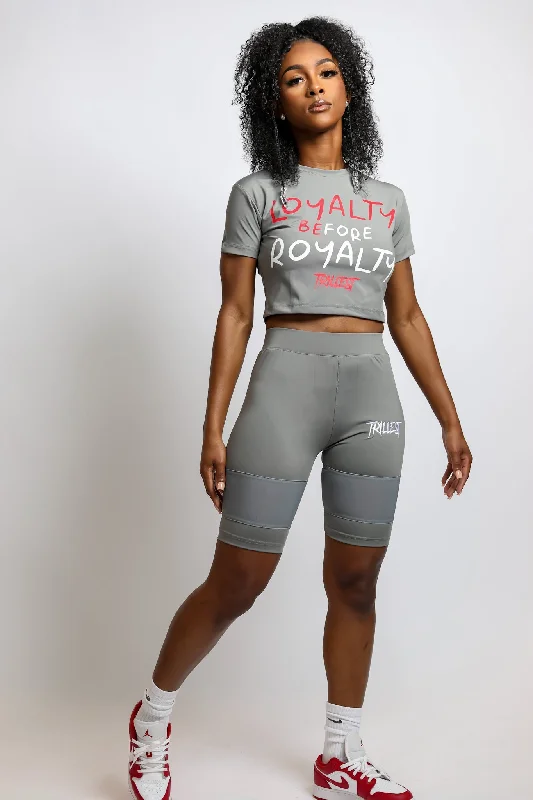 Trillest Crop Top - Grey