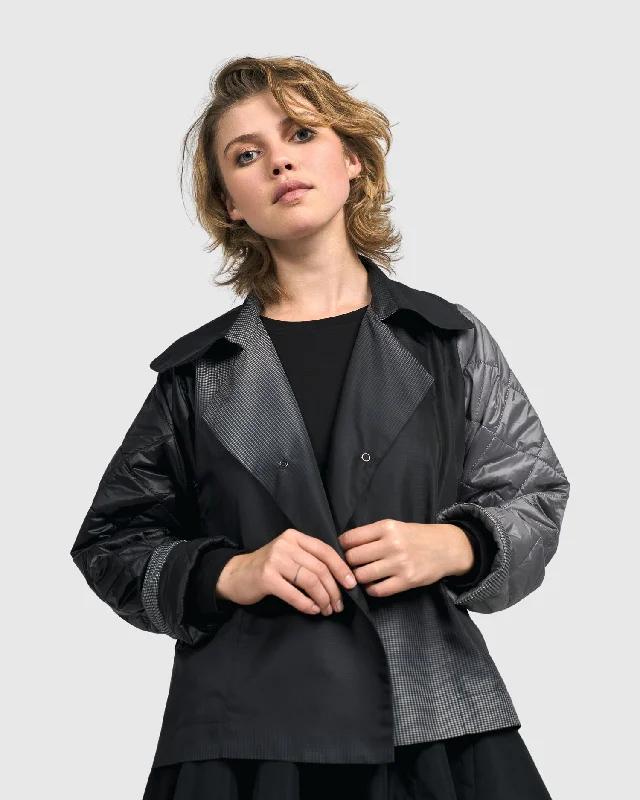 Urban Constellation Blazer Jacket, Storm