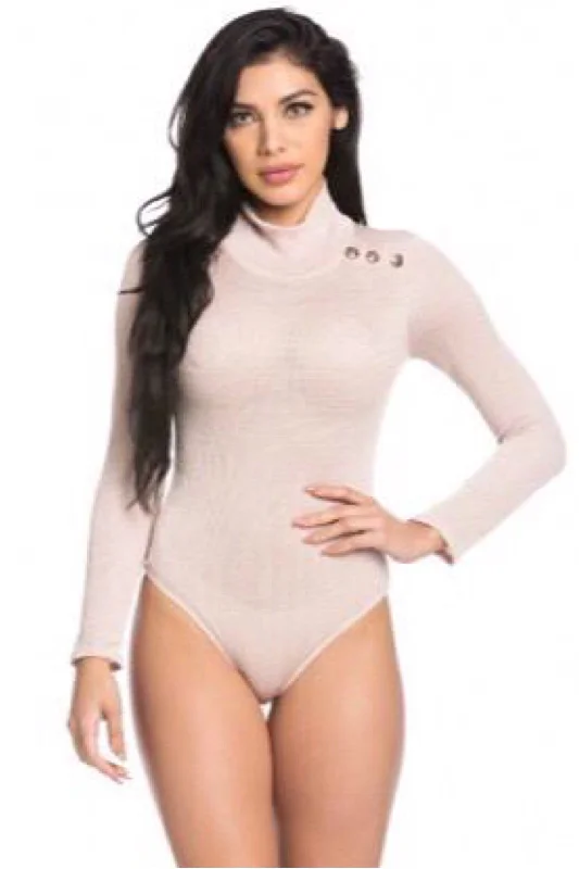 Kim, Long sleeve high neck bodysuit