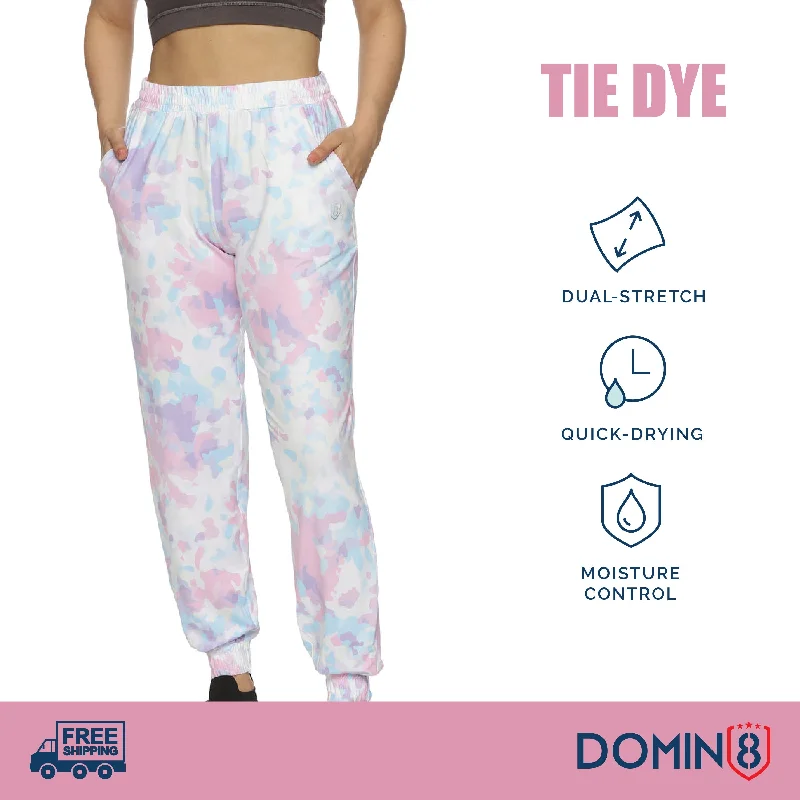 Women's Baggy Tie -Dye Joggers With DrawString & Pockets